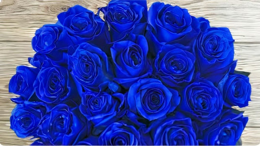 Blue Roses Wrap